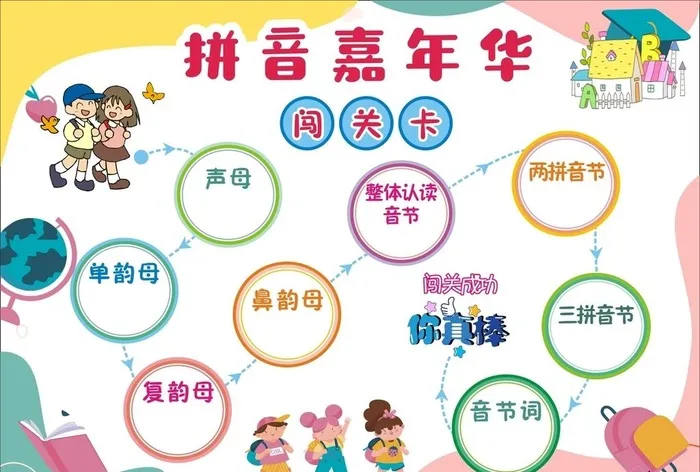 拼音嘉年华图片cdr矢量模版下载