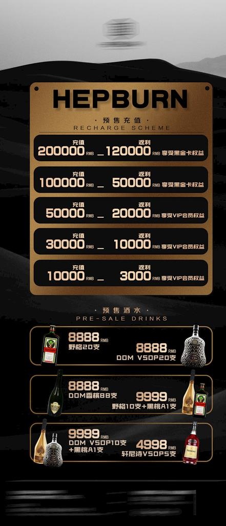酒吧充值图片(1080x2339)psd模版下载