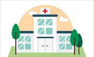 卡通医院图片