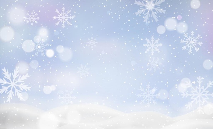 唯美梦幻雪花背景矢量素材图片