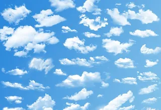 蓝天白云素材图片