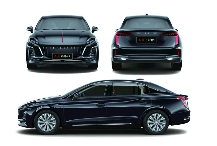 红旗EQM5 图片(3508x2480)psd模版下载