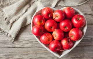 心形水果盘图片