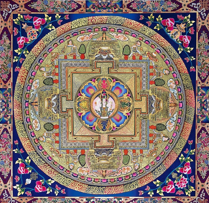 唐卡坛城图片