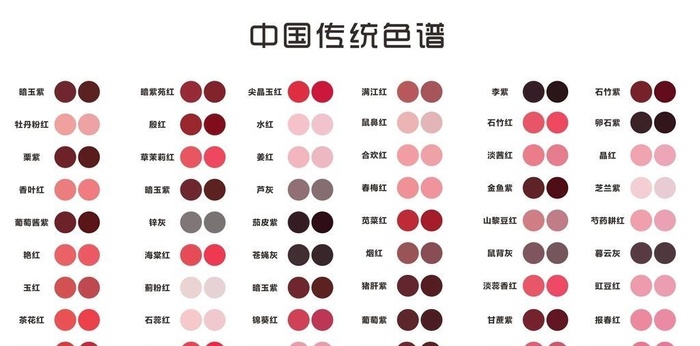 中国传统色谱图片