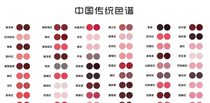 中国传统色谱图片cdr矢量模版下载