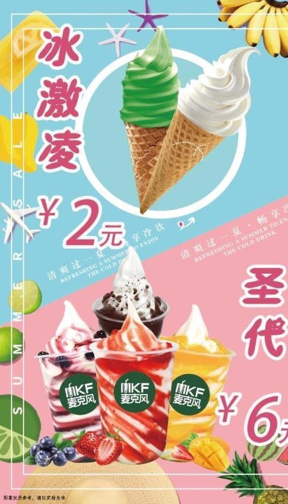 圣代  冰激凌图片(600x900)psd模版下载