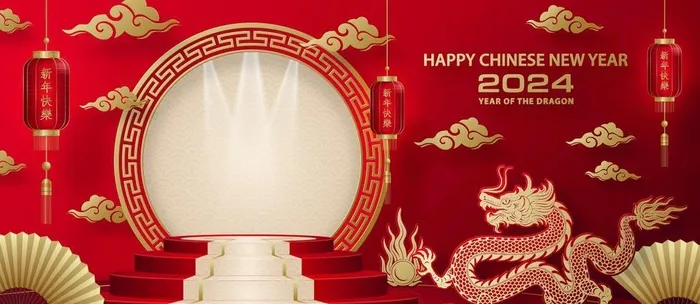 中国龙图片ai矢量模版下载