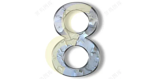  裂纹-墙壁数字字母