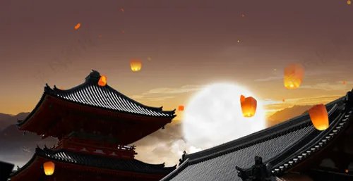 背景-中秋·古韵